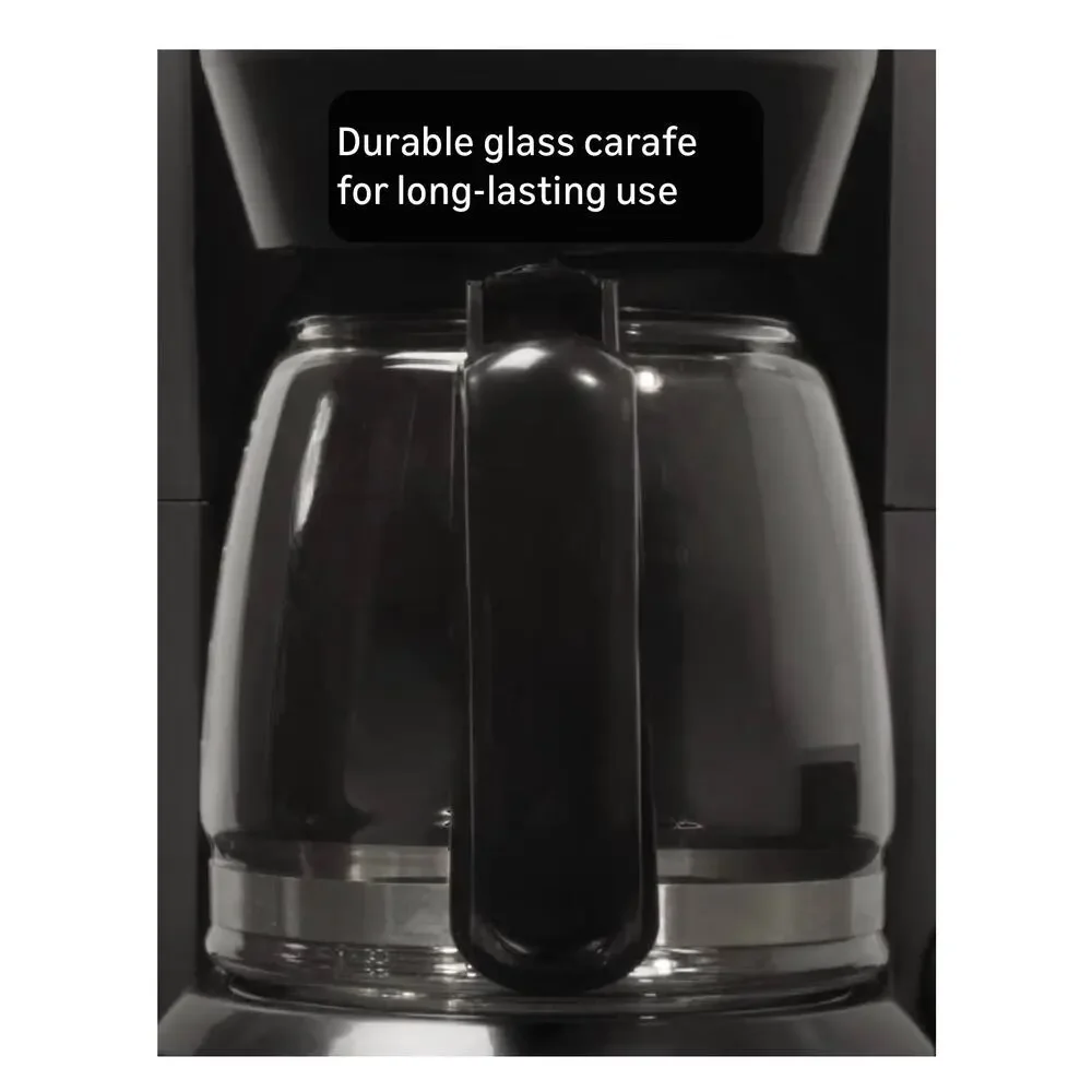 New BLACK+DECKER 5-Cup Coffeemaker, DCM600B Black